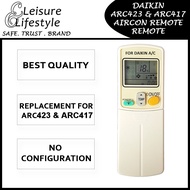 [Singapore Warranty] For Daikin Aircon Remote Control ARC423 ARC417 Daikin Remote