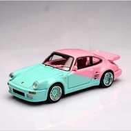Master porsche 930 turbo black bird blue pink