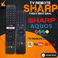 SHARP LED/Android TV /Smart TV Remote Control 326 Compatible for GB326WJSA, GB238WJSA,GB105WJSA, GA8