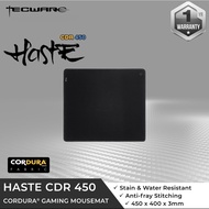 Tecware Haste CDR 450 Cordura (450 x 400 X 3mm) Black Mousepad