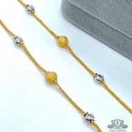 Fancy Jewellery Emas 916 Rantai Tangan Bebola Exclusive Emas 916 tulen Bajet Emas 916