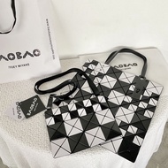 Issey Miyake BAO BAO with Anti-fake mark Spell color 3 ️4/6 ️6 Building blocks shoulder tote bag