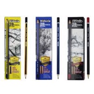 2B Pencil / Pensil Kayu 2B / 2B Pensil / 2B 木铅笔 (12pcs/pkt)