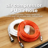 【COD】PU Air Spring Hose Flexible Air Hose Spring Pipe Air Tube Compressor Hose Angin Tools Mechanic 