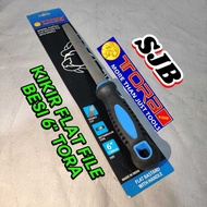 FLAT FILE BASTARD FILE IRON 6" TORA