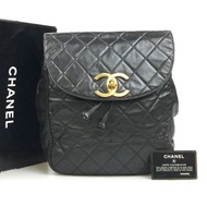 香奈兒 CHANEL 菱格紋帆布背包