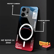 Oppo Reno 14 5G 2025 Glass Case hp For Oppo Reno 14 5G 2025 Casing hp For Oppo Reno 14 5G 2025 Softc