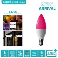 TP-Link Tapo L430C 40W Smart Wi-Fi Candle Light Bulb, Multicolor | Sync-to-Sound | Energy Monitoring
