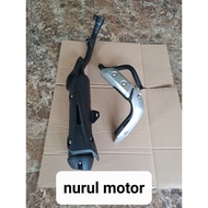 Yamaha WR 155 WR155 exhaust exhaust original removed