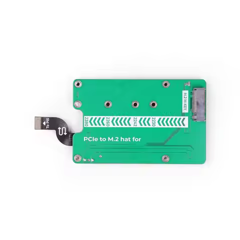 Pcie To M.2 Hat For Raspberry Pi 5, Support Pcie Gen2 Gen3 Nvme SSD, Hailo8/8L, Support Google Coral
