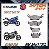 SUZUKI DISC BRAKE PADS GIXXER 250 GIXXER 250 SF BEST QUALITY
