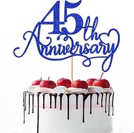 Naicaek 50th Anniversary Cake Topper，50th Wedding Anniversary Party Decorations,Company 50 Anniversa