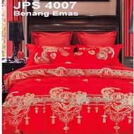SPREI BEDCOVER KATUN JEPANG MOTIF WEDDING SINCIA SUANGXI IMLEK SANGJIT - SPREI CHINESE WEDDING CUSTO