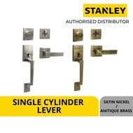 Stanley Single Cylinder Lever Entrance Backset 60/70mm/ Main Door Entry Grip Handleset/ HDB lock / BTO lock