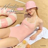 FLAT2112 FSW0007 : NICOLE RIBBON STRAP SWIMSUIT ชุดว่ายน้ำ วันพีช