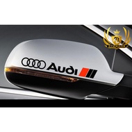 2 AUDI Side View Mirror Decal Sticker RS3 RS4 RS6 A3 A4 A6 A8 TT