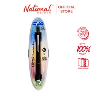 Writech Clicktek Retractable Fountain Pen with 5 Refills Black Ink W-784M/1-E - Writing