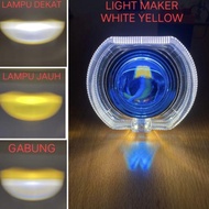 Lampu Utama Projie Ala Ala Biled Besar 45 Watt Cahaya Putih Kuning