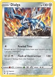 Pokemon - Dialga 121/185 - Vivid Voltage - Legendary - Holo Rare Card