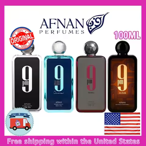 Travel Clothes Perfume Afnan 9PM Men's Cologne Spray 100ml Men's Cologne Perfume Spray High-end Long