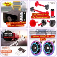 Lorry Horn 12v 24V Lori Snail Horn Air Compressor Valve Harness Relay Bus Car Motor Van Siren Sound 