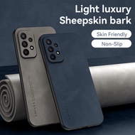 Samsung A73 5G Case Luxury Sheep Leather Casing For Samsung Galaxy A73 5G Phone Case