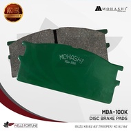 ISUZU KB 1981 - 1983 TROOPER / KC 1981 - 1984 MOHASHI BRAKE PAD (4PCS)