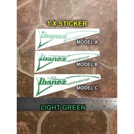 Ibanez Premium Universe 7 String Sticker Paste Headstock Steve Vai 70p Electric Guitar Cutting uv 77