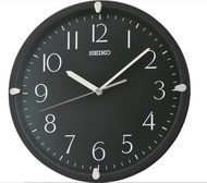 [TimeYourTime] Seiko Clock QHA007KL Decorator Black Analog Quartz Quiet Sweep Arabic Numerals Wall Clock QHA007K QHA007