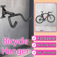 Bike Wall Mount Rack | Bicycle Rack Storage | Horizontal Bicycle Storage Hanger | Adjustable Bike Hanging Hook, Heavy Duty Bike Rack Hook