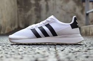 紐約站adidas Originals FLB Flashback 黑白 白黑 網布 透氣 休閒【BA7760】