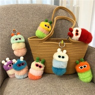 farewell gift keychain cute Caterpillar gantungan kunci letupan loket mewah 2024 loket beg baru gadi