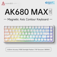 HE AJAZZ AK680 mechanical keyboard - Magnetic Switch - 8kHZ scanning frequency - Accuracy 0.02mm - T