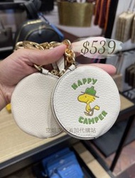 美加代購 全新 Coach x Snoopy Woodstock Coin Bag
