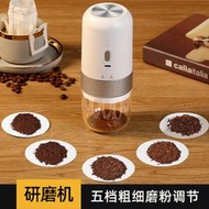咖啡研磨器家用簡約手搖磨粉機咖啡豆研磨機辦公室小型電動磨豆機