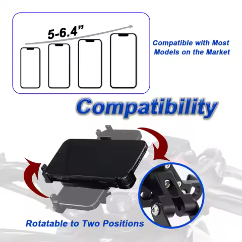 Phone Holder Bracket Motorcycle GPS Mount GPS Bracket Navigation Bracket Adapter Multistrada V4S RS 