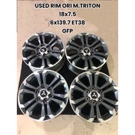 USED RIM ORIGINAL MITSUBISHI TRITON 18inch