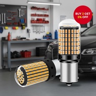 2Pcs S25 1156 BA15S P21W BAU15S PY21W 1157 BAY15D 3014 144 SMD Canbus LED Turn Signal Bulbs  2Pcs S2