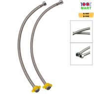 [100% Mart] Stainless Steel 304 Tube Hose 30cm / 50cm 304不锈钢水管软管接头 D-989 D-990