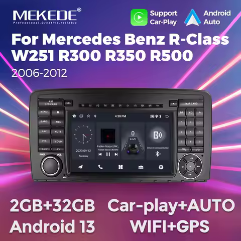 MEKEDE Car Radio Multimedia Player For Mercedes Benz R-Class R Class W251 R280 R300 R320 2005-2017 A