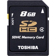 TOSHIBA SDHC Card 8GB Class4 Made in Japan (Domestic) SD-L008G4