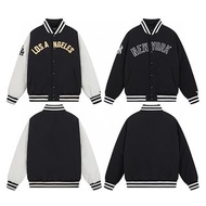 MLB棒球夾克NY刺繡美式夾棉外套保暖潮牌外套香港發貨