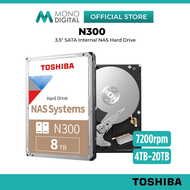 TOSHIBA INT HDD N300 NAS 3.5" SATA INTERNAL DESKTOP PC HARD DRIVE HARD DISK WITH 7200 RPM ROTATIONAL