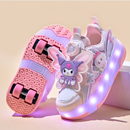 Light Up Roller Skates Retractable Wheels 4 Wheels