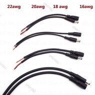 10pcs 7A 10A Current DC Male Female Power Supply Connector extension Cable 5.5x2.1mm Copper Wire 16/