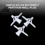 Nylon Butterfly Wall Plug for Hollow Partition Wall Ceiling Plaster Screw Plug High Quality Ready Stock Malaysia