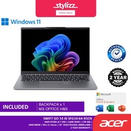 Acer Swift Go 14 AI SFG14-64-R5CN 14" WQXGA+ Laptop AMD Ryzen AI 7 350, 16GB, 1TB SSD, ATI, W11, HS
