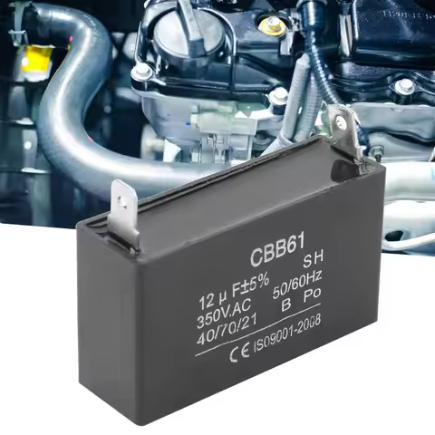 12UF 350V Capacitor CBB61 Capacitor Gasoline Generator Starting Air Conditioning Motor Capacitor 350