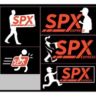 SPX EXPRESS STICKERS