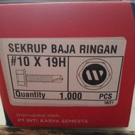 READY || BAUT BAJA RINGAN 10X19 WILSON / SKRUP BAJA RINGAN 2CM PER DUS